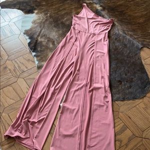 Maroon/pinkish jumpsuit